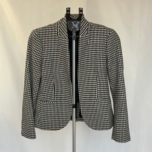 J. Crew Houndstooth Going Out Blazer